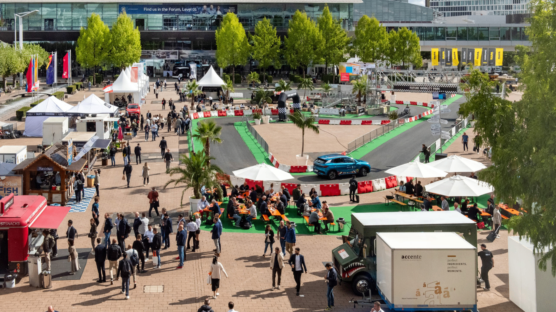 Praça de alimentação · Messe Frankfurt