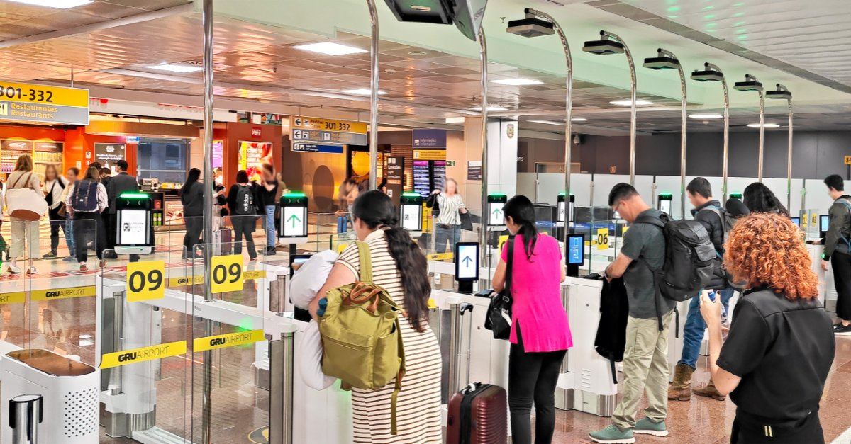 Check-in e controles